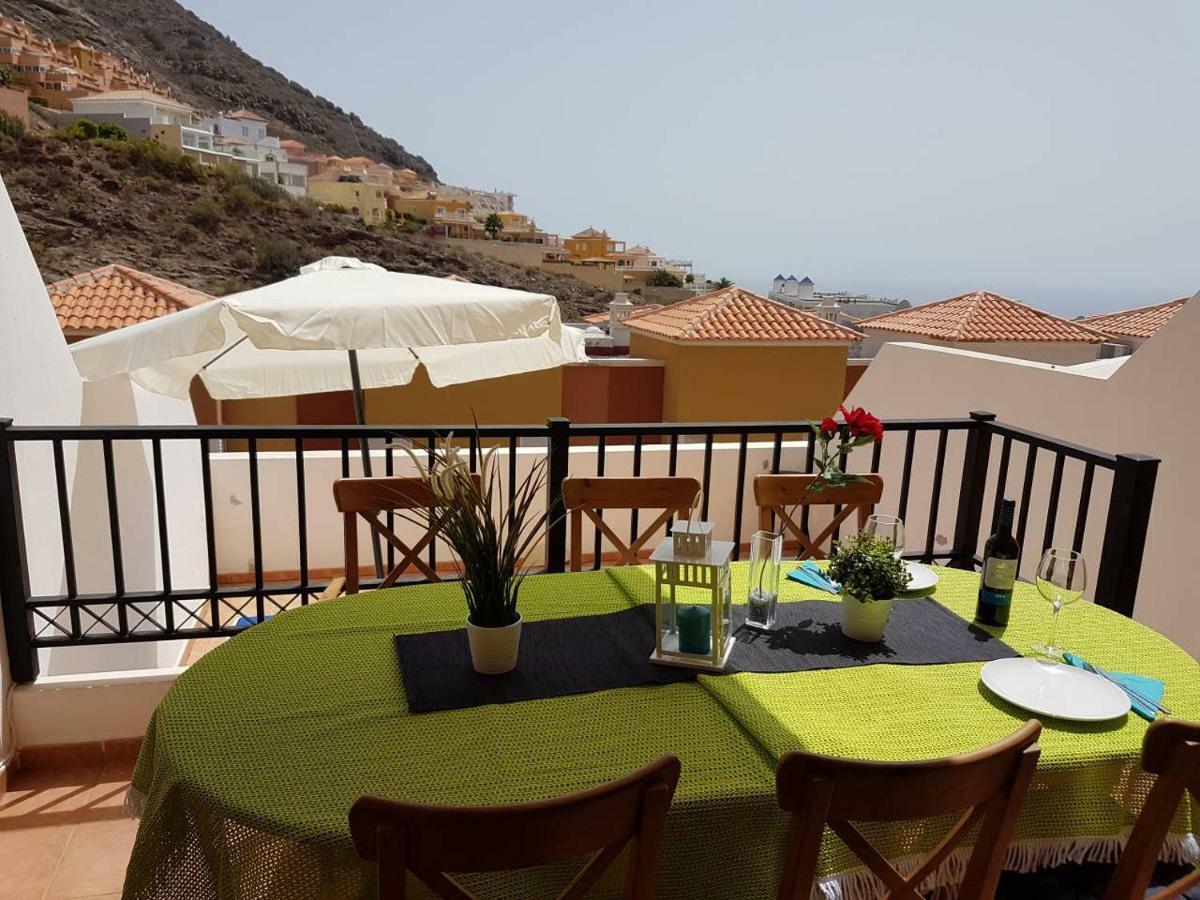 Villa Roque Del Conde With Fantastic Sea View, Terrace, Pool, Wifi, Sat-Tv, Garage 阿德耶 外观 照片