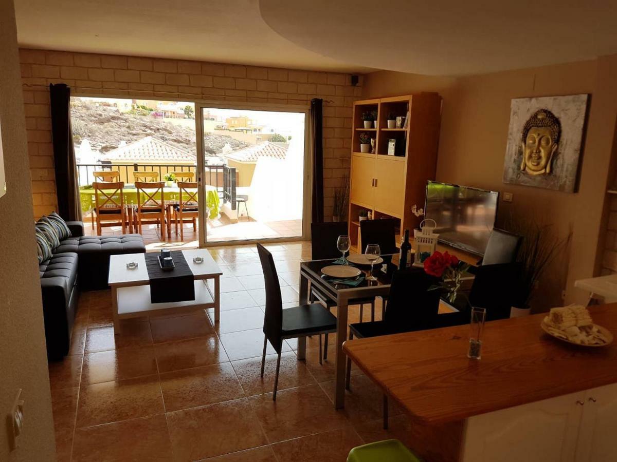 Villa Roque Del Conde With Fantastic Sea View, Terrace, Pool, Wifi, Sat-Tv, Garage 阿德耶 外观 照片