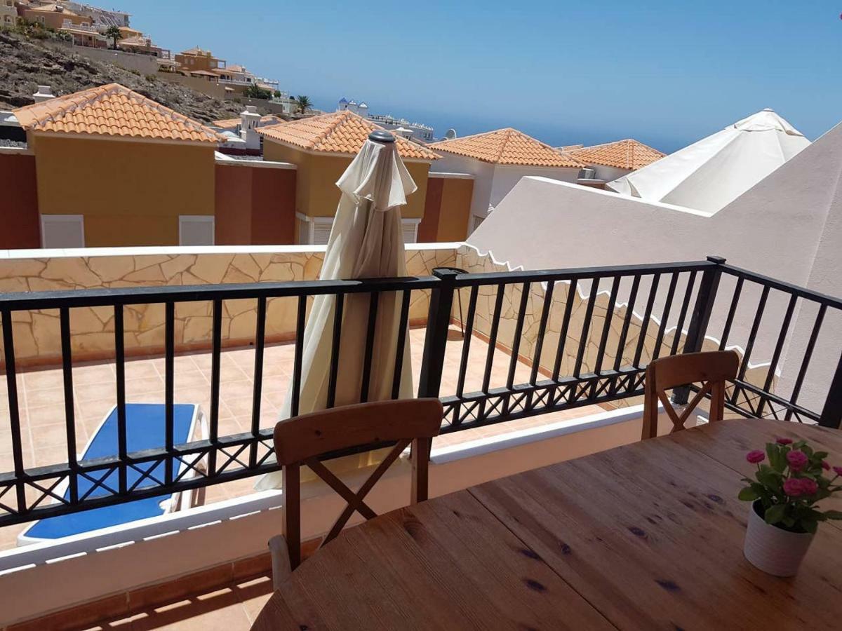 Villa Roque Del Conde With Fantastic Sea View, Terrace, Pool, Wifi, Sat-Tv, Garage 阿德耶 外观 照片